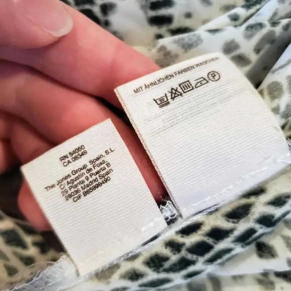 Rachel Rachel Roy Sleeveless Flowy Snakeskin Print High Low Blouse Sz S - Picture 9 of 12